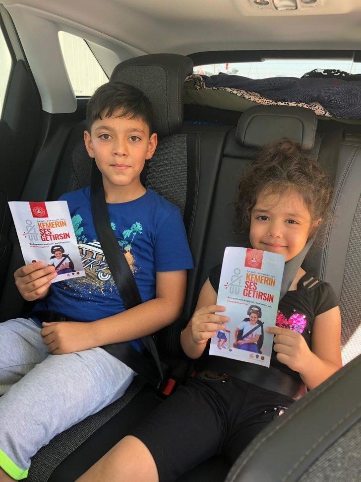 Jandarma trafik ekiplerinden “Hayatı korumak için kemerin ses getirsin” uygulaması G4