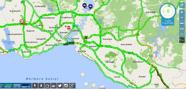 İstanbul'da yollar boş kaldı