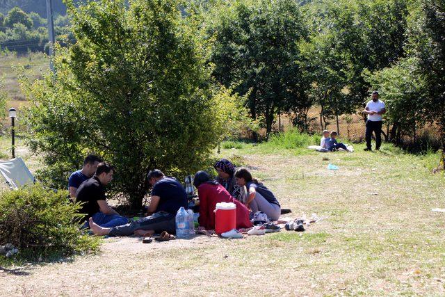 Bolu'da bayram tatili trafiği (2)