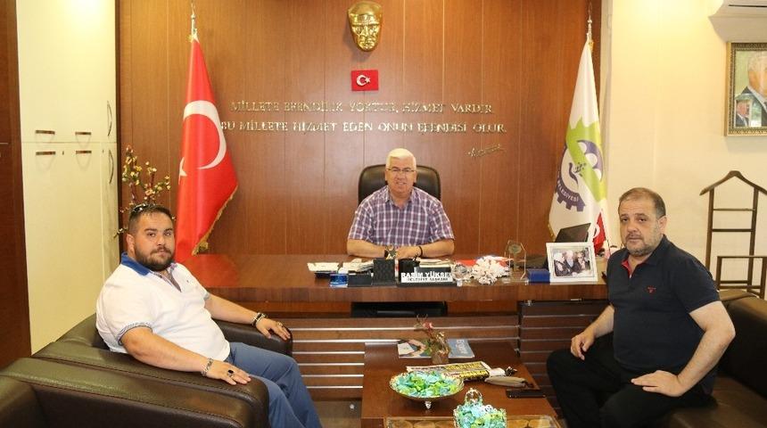 Devrim Gazetesi&rsquo;nden Başkan Y&uuml;ksel&rsquo;e ziyaret