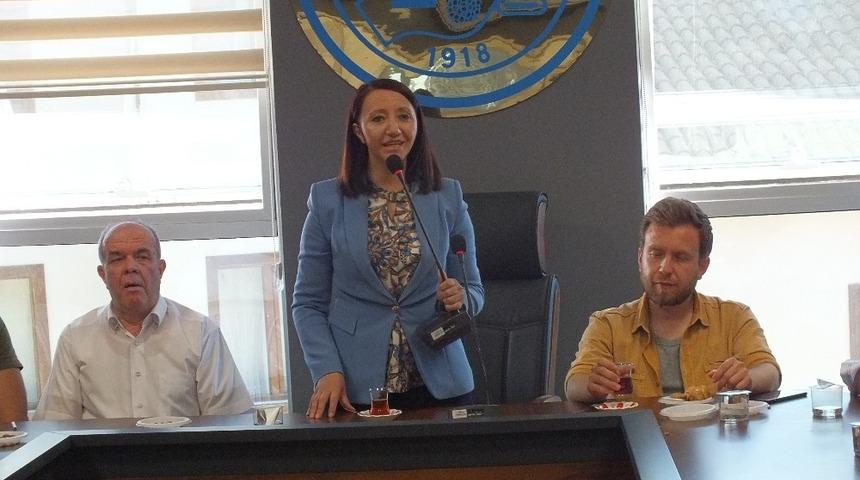 Başkan Tekin belediye personeli ile bayramlaştı