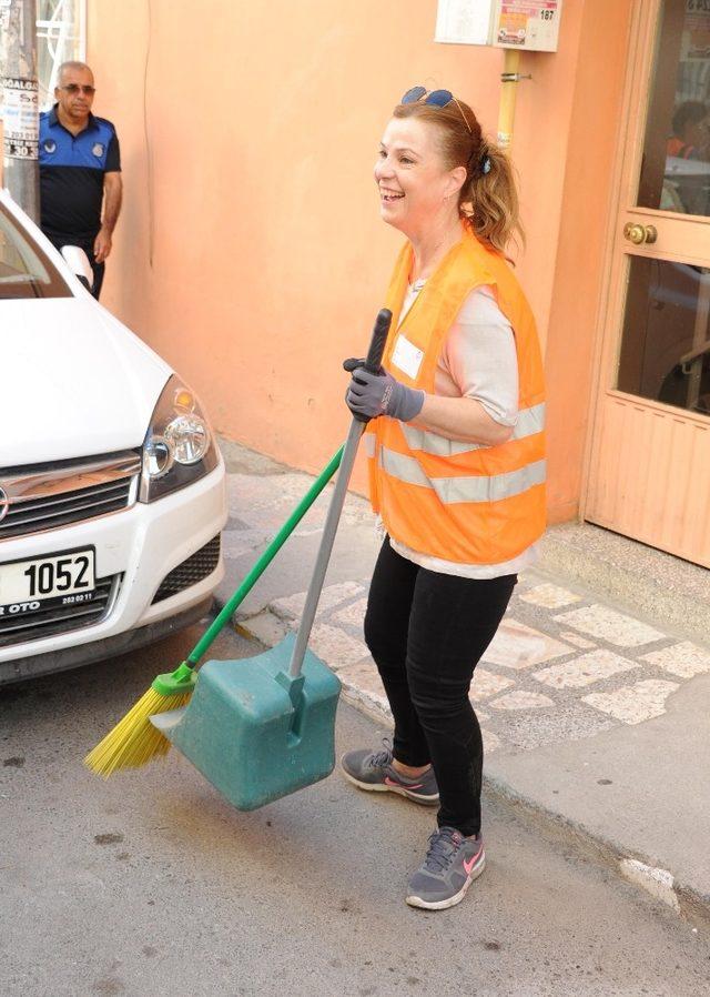 Dere tepe çoluk çocuk temizlik