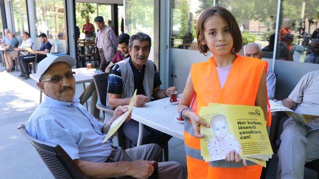 LÖSEV’in en küçük gönüllüsü