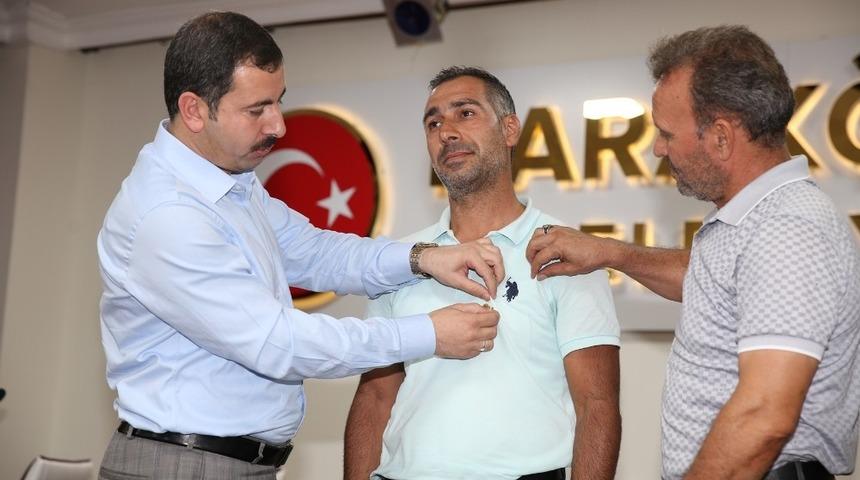 Baydilli personelle bayramlaştı