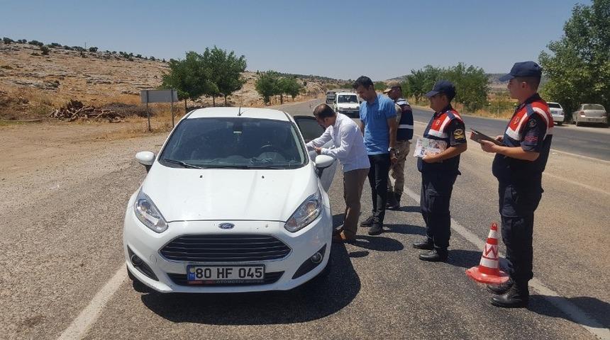 Yavuzeli&rsquo;nde trafik denetlemesi