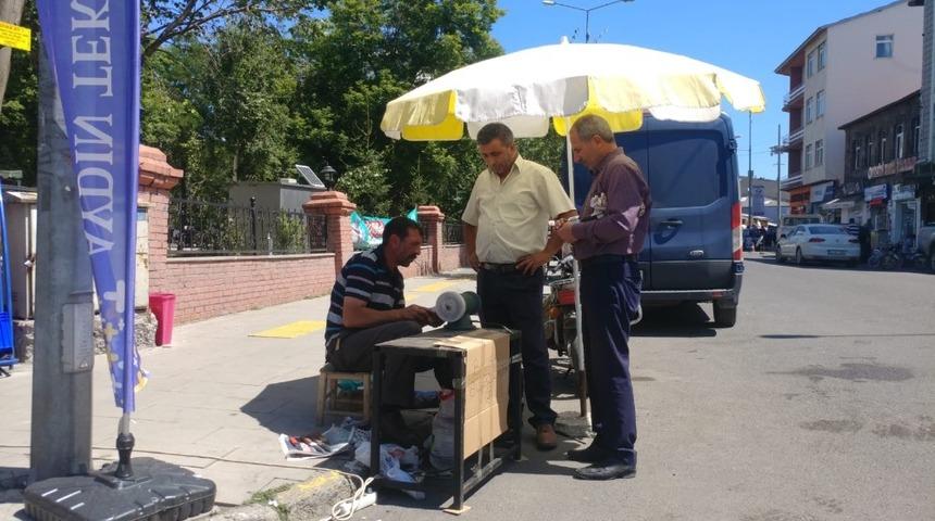 Ardahan&rsquo;da bı&ccedil;ak&ccedil;ıların yoğun mesaisi