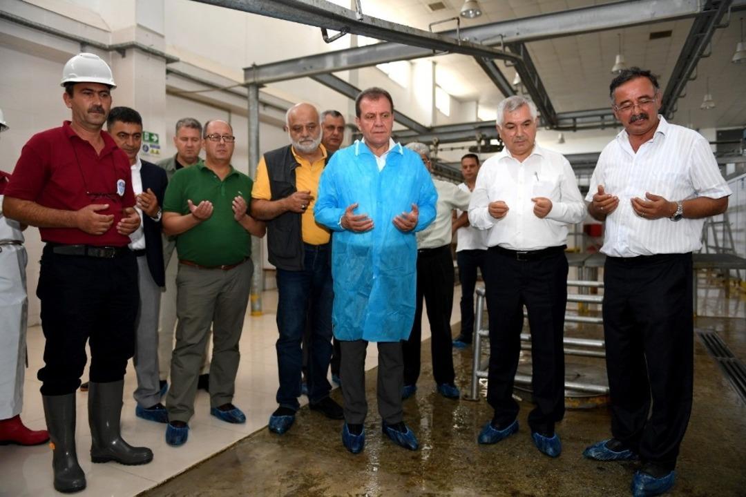 Başkan Se&ccedil;er, şehitler anısına kurban kestirdi