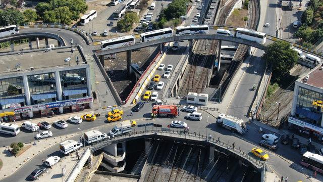 (Havadan fotoğrafllarla) - 15 Temmuz Demokrasi Otogarı'nda bayram trafiği yoğunluğu sürüyor