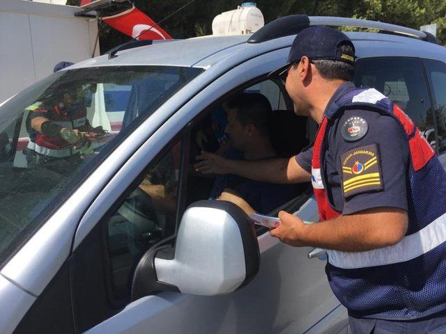 Söke Jandarmadan Trafikte Bayram Denetimi