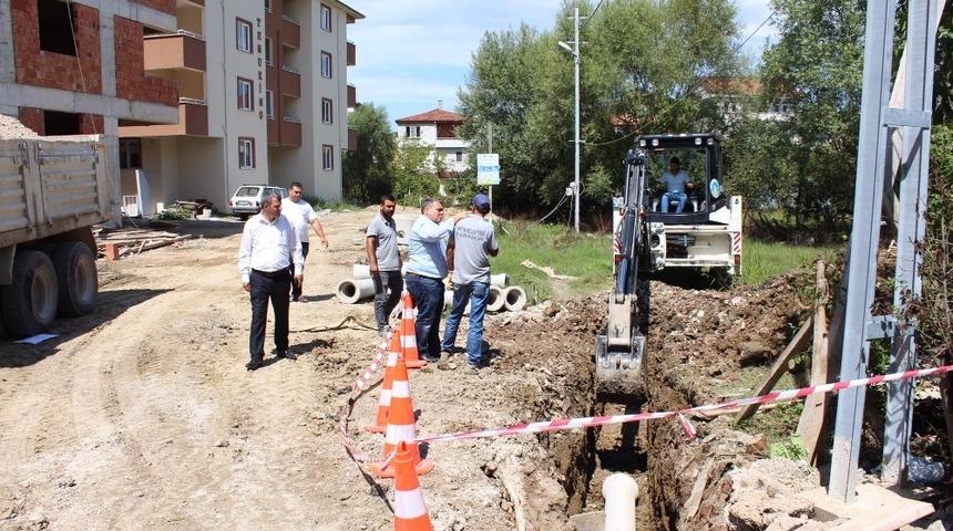 Yeni yerleşim alanlarına altyapı hizmeti