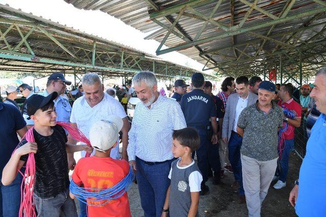 Başkan Başdeğirmen, Hayvan Pazarında incelemelerde bulundu