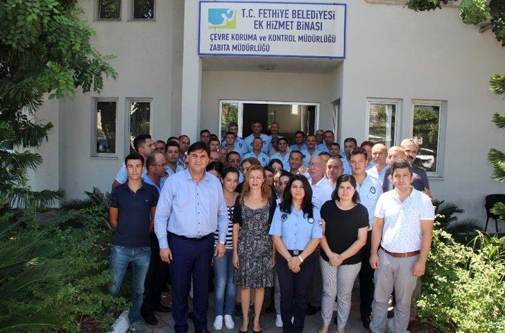 Başkan Karaca, personeliyle bayramlaştı. G2