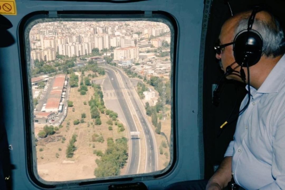 Vali K&ouml;şger&rsquo;den Aydın genelinde havadan denetim