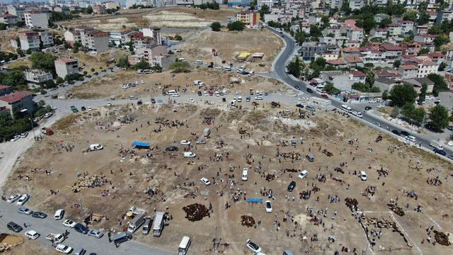 İstanbul'da uyarılara rağmen kurbanlarını açık alanlarda kestiler