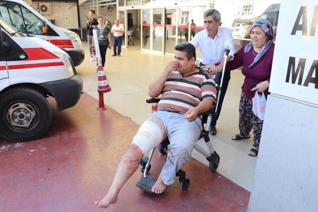 Denizli'de acemi kasaplar hastanelerde yoğunluk oluşturdu