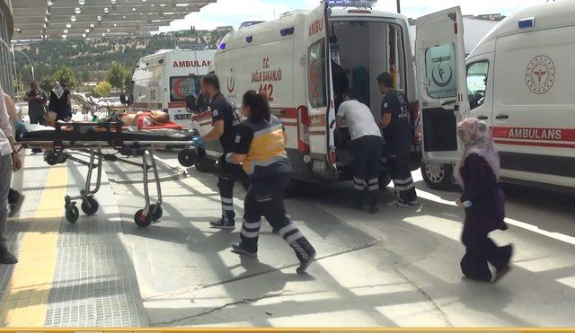 5'inci kattan düşen Emin Yasid, yaralandı