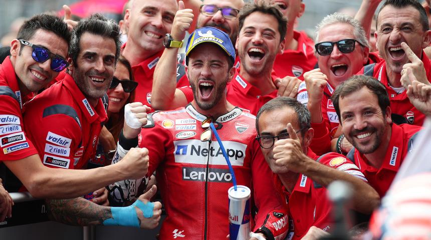 MotoGP Avusturya Grand Prix'ini Andrea Dovizioso kazandı