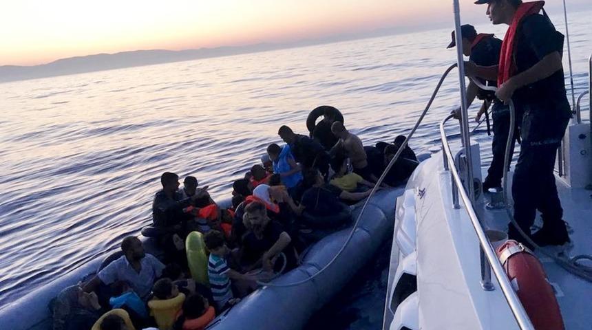 Didim’de 41 göçmen yakalandı