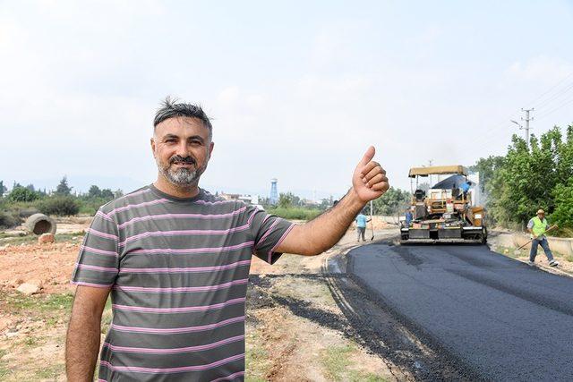Büyükşehir Belediyesi’nin asfalt çalışmaları devam ediyor