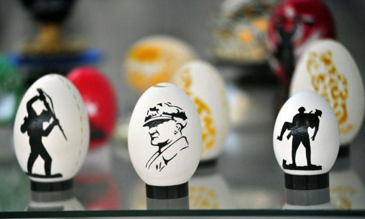 Yumurta kabuklarını işleyerek geçimini sağlıyor G2