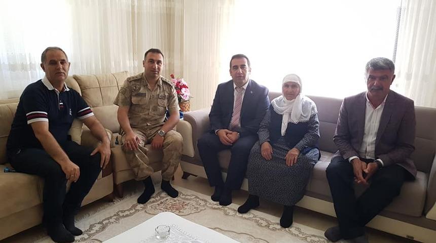 Kaymakam Öter, Başkan Yıldız güvenlik güçleriyle bayramlaştı