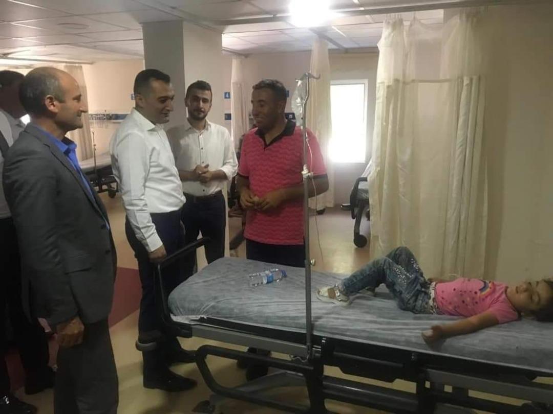 Kaymakam Din&ccedil;, g&uuml;venlik g&uuml;&ccedil;leri ve vatandaşların bayramını kutladı