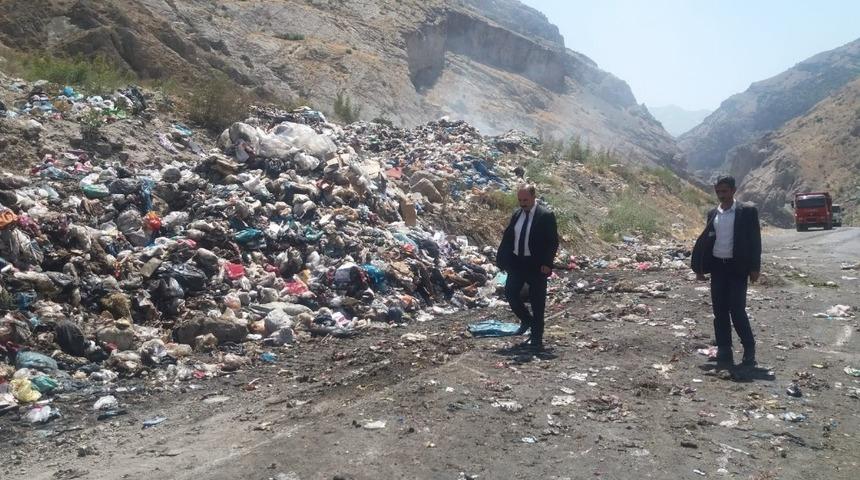 Başkan Karaman, çöp merkezini denetledi