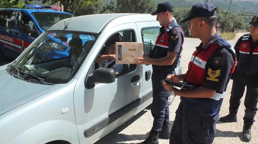 Jandarma ekiplerinden bayram denetimi