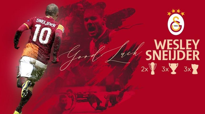 Galatasaray'dan Wesley Sneijder paylaşımı