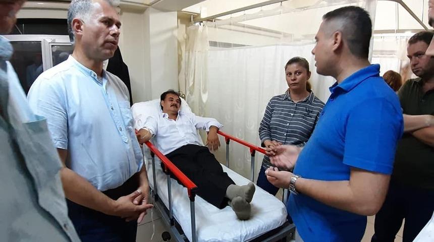 Başkan G&uuml;ltekin Yıldız&rsquo;dan Bayrami&ccedil;&rsquo;te hastane ziyareti