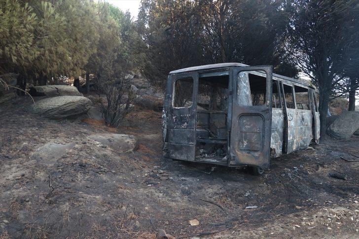 Marmara Adası'ndaki yangının boyutu sabah ortaya çıktı G2