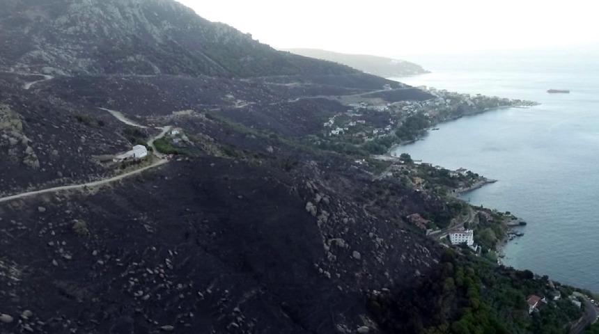 Marmara Adası'ndaki yangınla ilgili son dakika gelişmesi! 