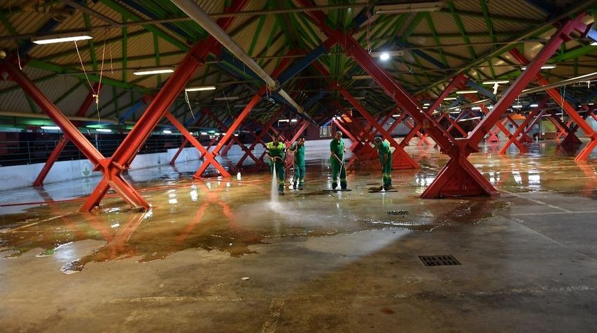 Osmangazi’de kurban kesim yerleri temizlendi