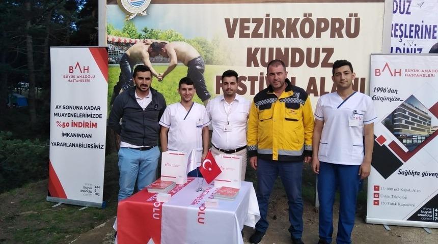 Kunduz Festivali&rsquo;nde sağlık hizmeti