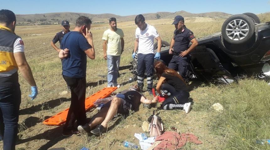 Kırşehir’de kaza 2 yaralı