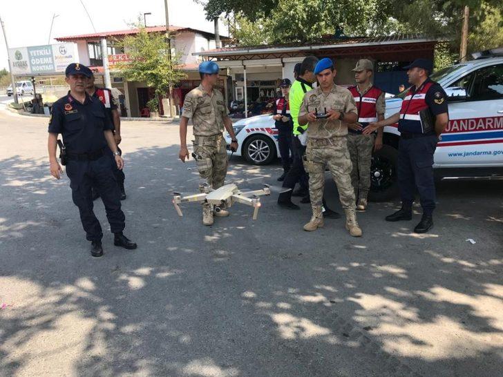 Jandarmadan drone ile trafik denetimi G2