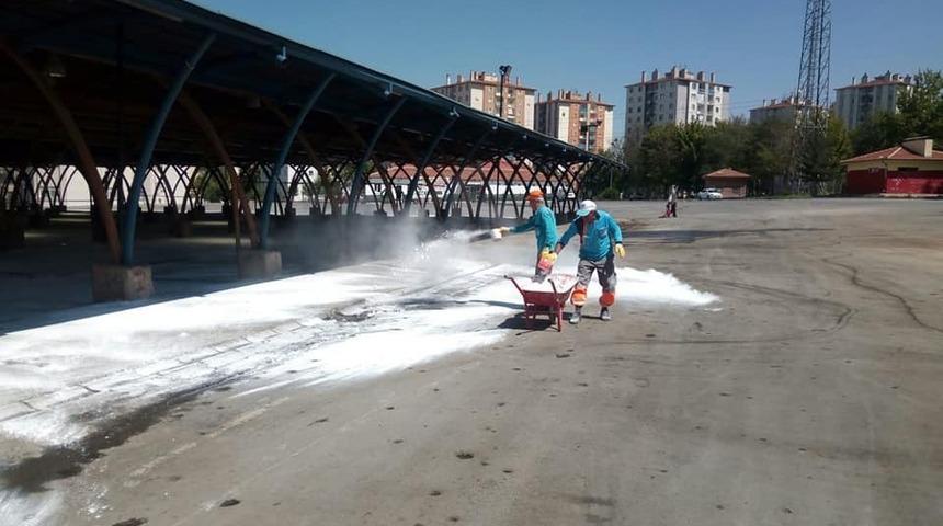 Melikgazi Belediyesi kurban kesim yerlerinde hijyeni sağladı