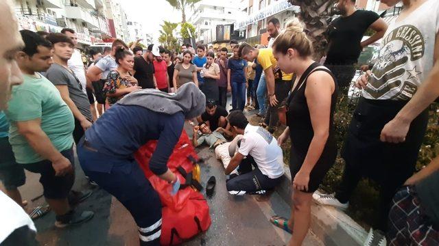 Antalya’da trafik kazası: 1 yaralı