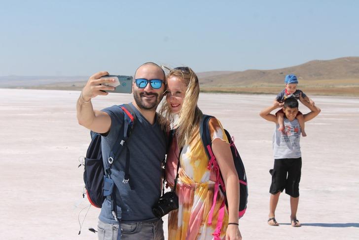 Tuz Gölü'nde bayram kalabalığı G2