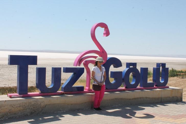 Tuz Gölü'nde bayram kalabalığı G4