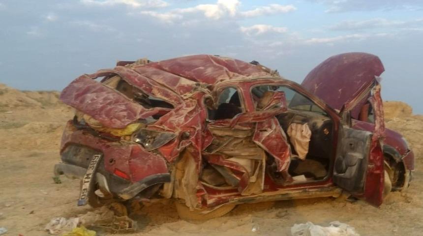 Aydın plakalı ara&ccedil; Aksaray&rsquo;da kaza yaptı: 3 &ouml;l&uuml;, 4 yaralı