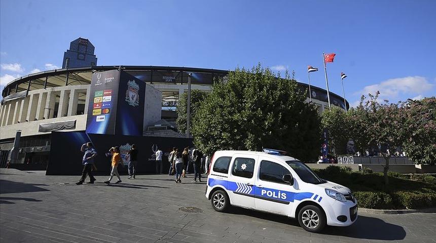 UEFA S&uuml;per Kupa finali i&ccedil;in 15 bin polis g&ouml;revlendirildi
