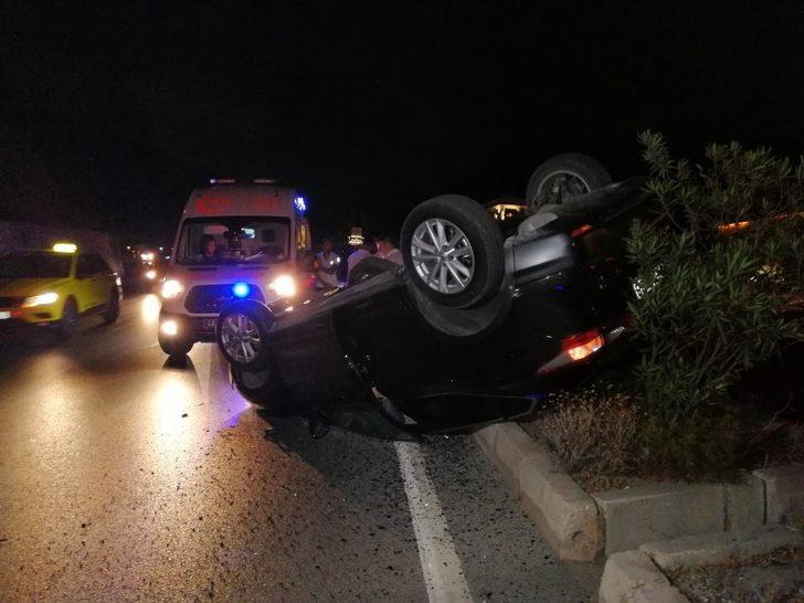 İngiliz kadın taklalar atan araçtan sağ çıktı G4