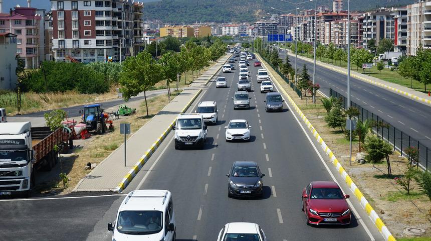Edremit K&ouml;rfezi'nde tatilcilerin d&ouml;n&uuml;ş yolculuğu