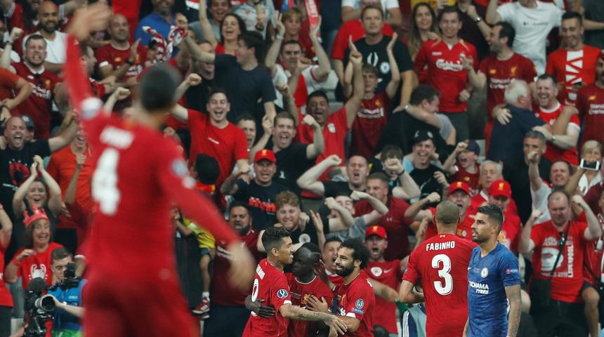 UEFA Süper Kupa finalinde kupanın sahibi Liverpool oldu!