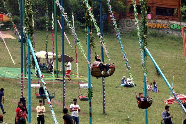 Ayder de salıncak furyası i&ccedil;in harekete ge&ccedil;iliyor 4