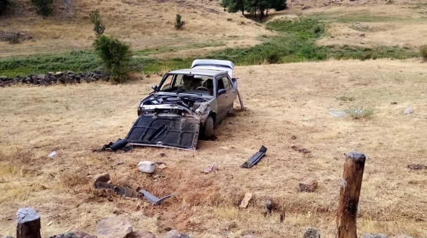 Otomobil takla attı; 3 yaralı