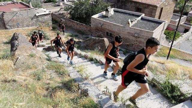 Tarihi mekanlarda antrenman keyfi