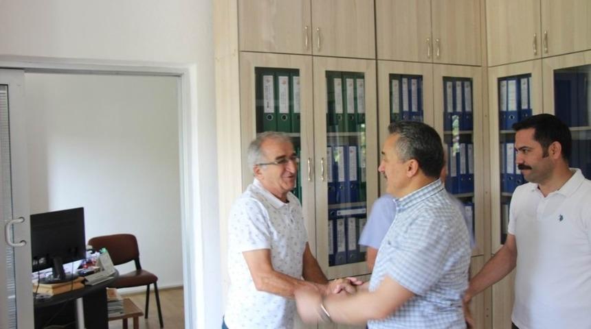 Başkan Tutal, personelle  bayramlaştı