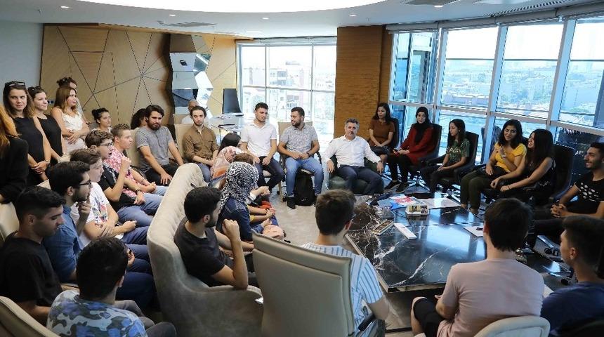 BAYSEM &ouml;ğrencilerinden Başkan Sandal&rsquo;a ziyaret